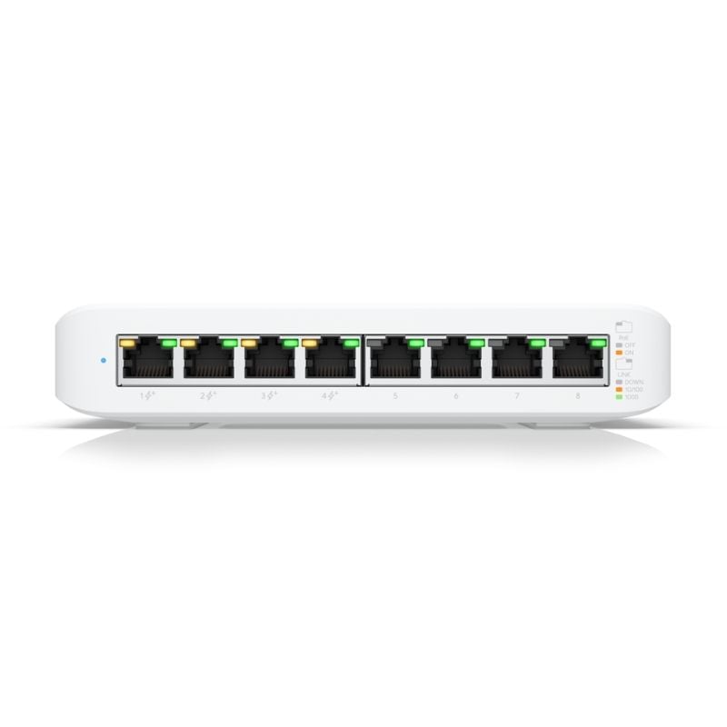 Ảnh minh họa Thiết bị chuyển mạch Ubiquiti UniFi Switch Lite 8 PoE (USW-Lite-8-PoE) 1