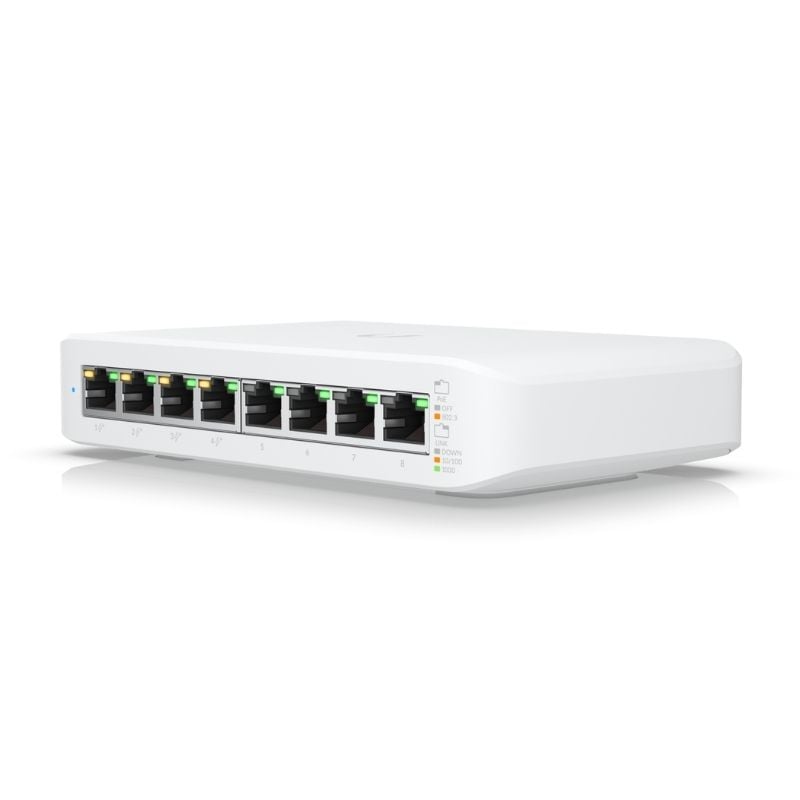 Thiết bị chuyển mạch Ubiquiti UniFi Switch Lite 8 PoE (USW-Lite-8-PoE)