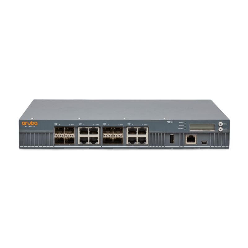Thiết bị controller quản lý wifi HPE Aruba 7030 (RW) 8p Dual Pers (JW686A)