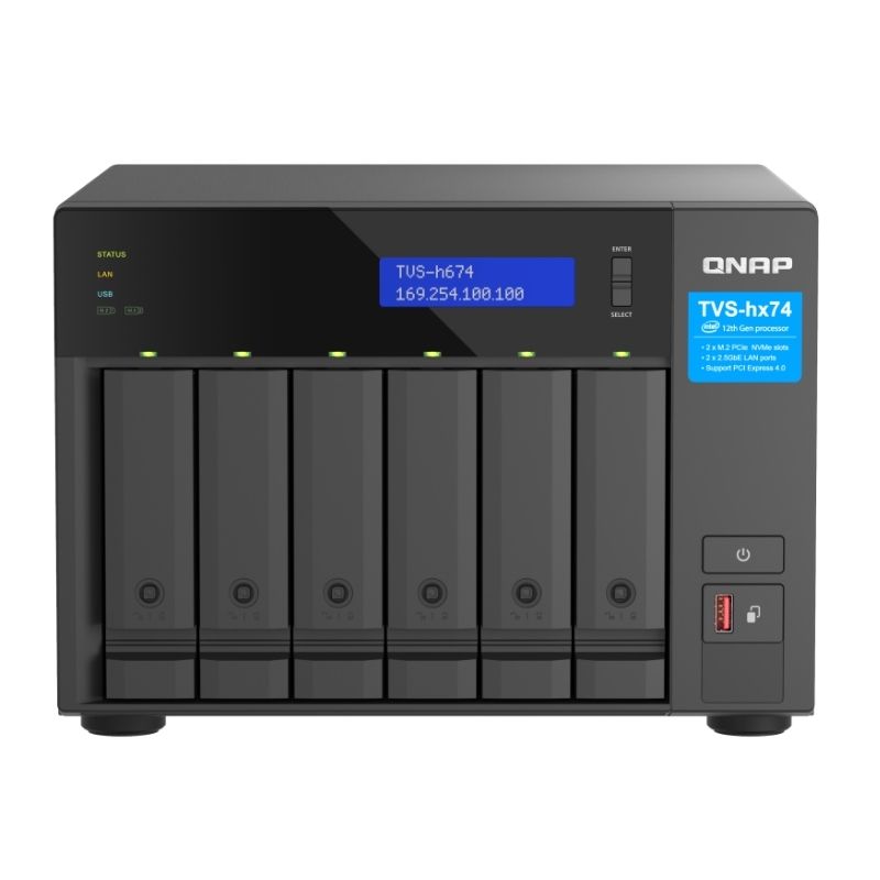 Ảnh minh họa Thiết bị lưu trữ NAS QNAP TVS-h674-i5-32G 2