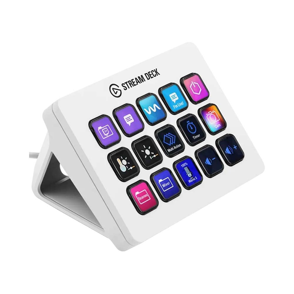 Ảnh minh họa Thiết bị Stream Elgato StreamDeck MK.2 - White 1