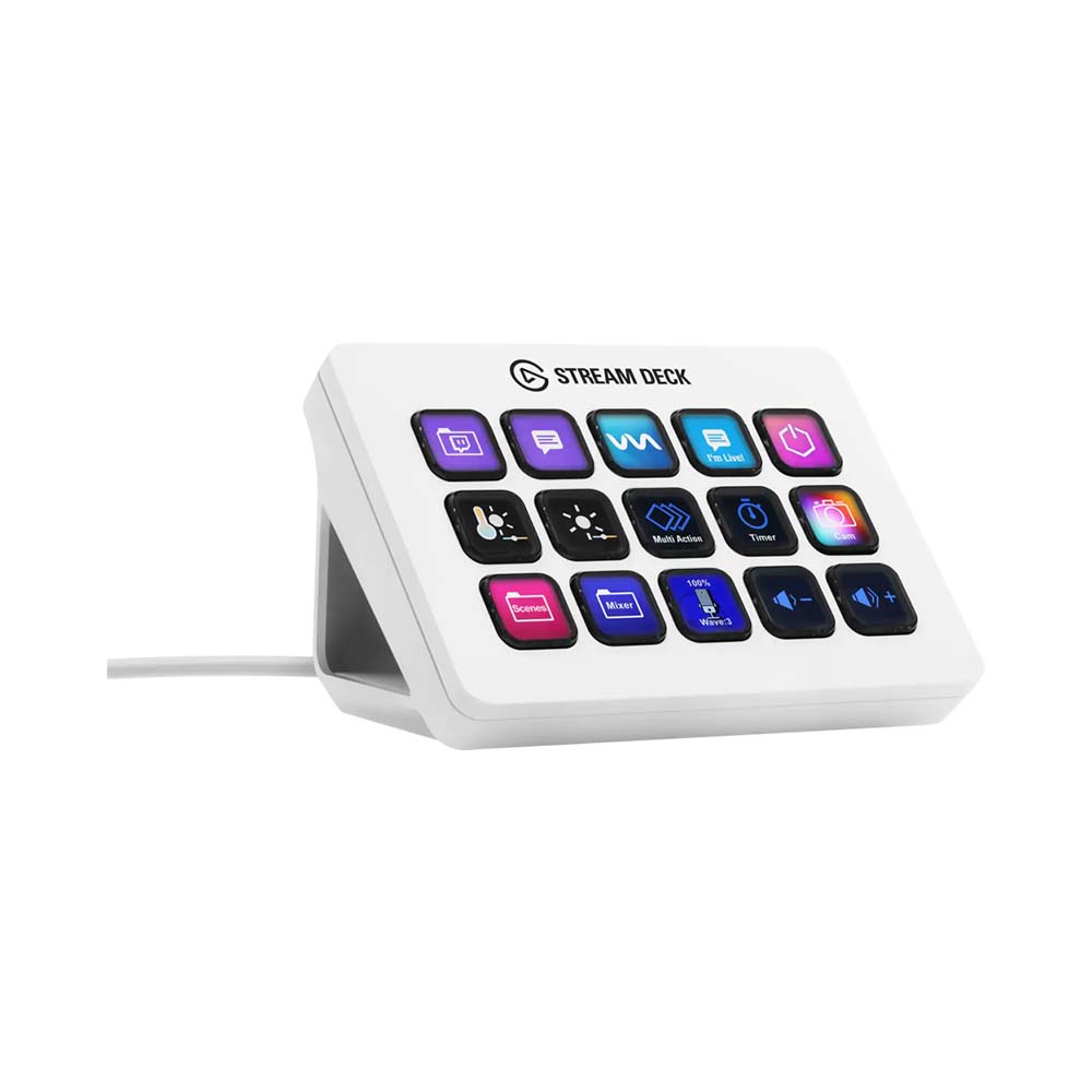 Ảnh minh họa Thiết bị Stream Elgato StreamDeck MK.2 - White 3