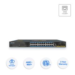  Thiết bị Switch doanh nghiệp Aurcore AES4001 24 x GE | 4 x 10GE SFP+ 