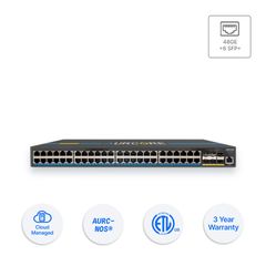  Thiết bị Switch doanh nghiệp Aurcore AES4002 48 x GE | 6 x 10GE SFP+ 