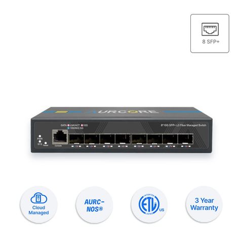 Thiết bị Switch doanh nghiệp Aurcore AES4202 8 x 10GE SFP+