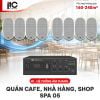 Hệ thống âm thanh quán cafe, nhà hàng, shop, spa 05 (ITC T-601F)