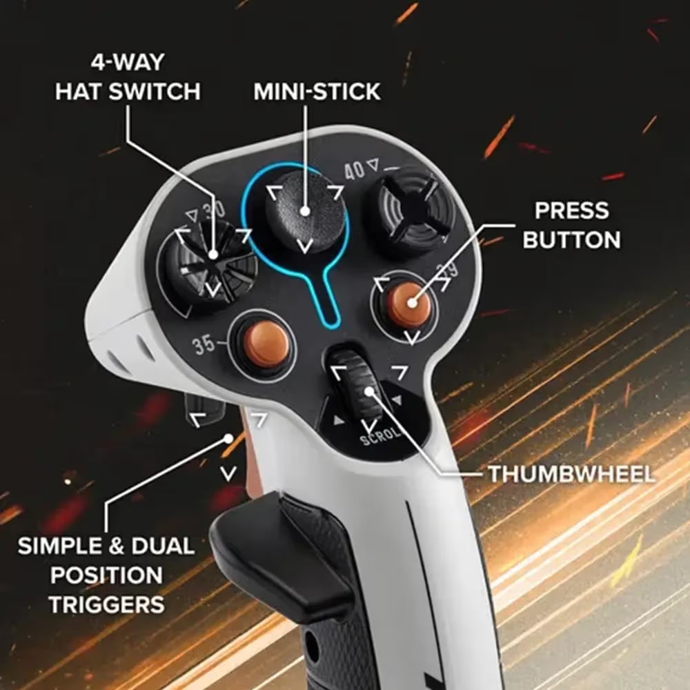 Ảnh minh họa Thrustmaster Sol-R 1 cần điều khiển bay 3