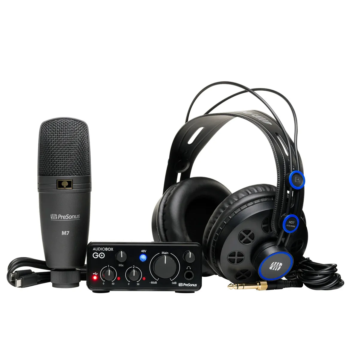 Ảnh minh họa Combo Thu Âm Presonus 3 (Presonus Audiobox GO, Presonus HD7, Presonus M7 MKII) 1