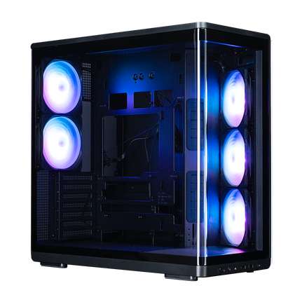 Thùng máy hồ cá Zalman P60 Kính cong Nguyên Khối (Kèm sẵn 5 Fan) | ATX, Đen