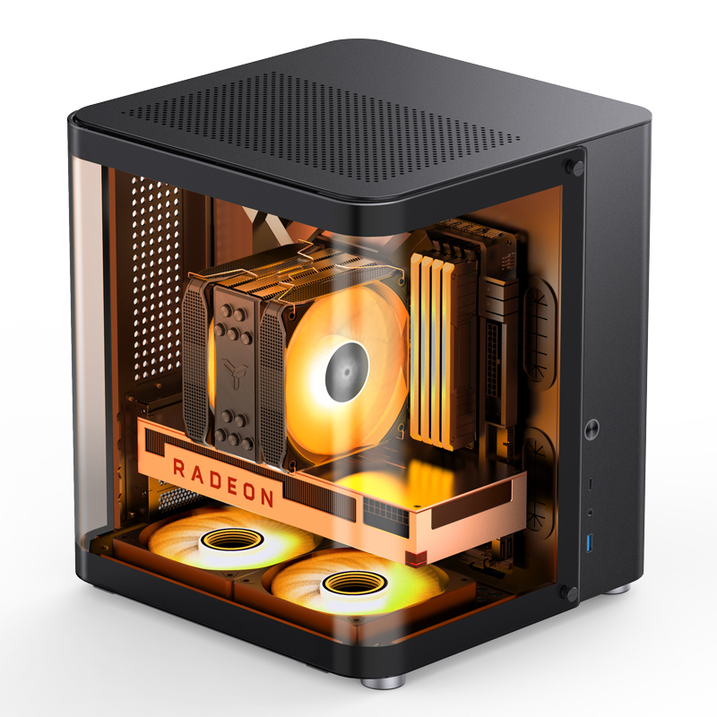 Ảnh minh họa Thùng máy Jonsbo TK-1 2.0 - Đen | Micro ATX 3