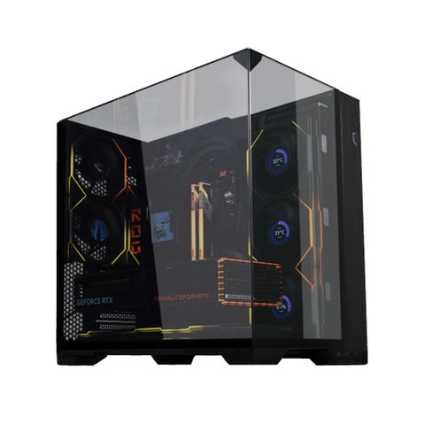 Thùng máy Lian Li 011 Vision Compact ATX | Đen, không kèm fan (011VPX)