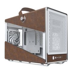  Thùng máy Montech Heritage Pro (Mini PC) | Trắng, kèm sẵn 4 fan 