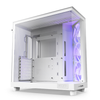 Thùng máy NZXT H6 Flow RGB - Trắng