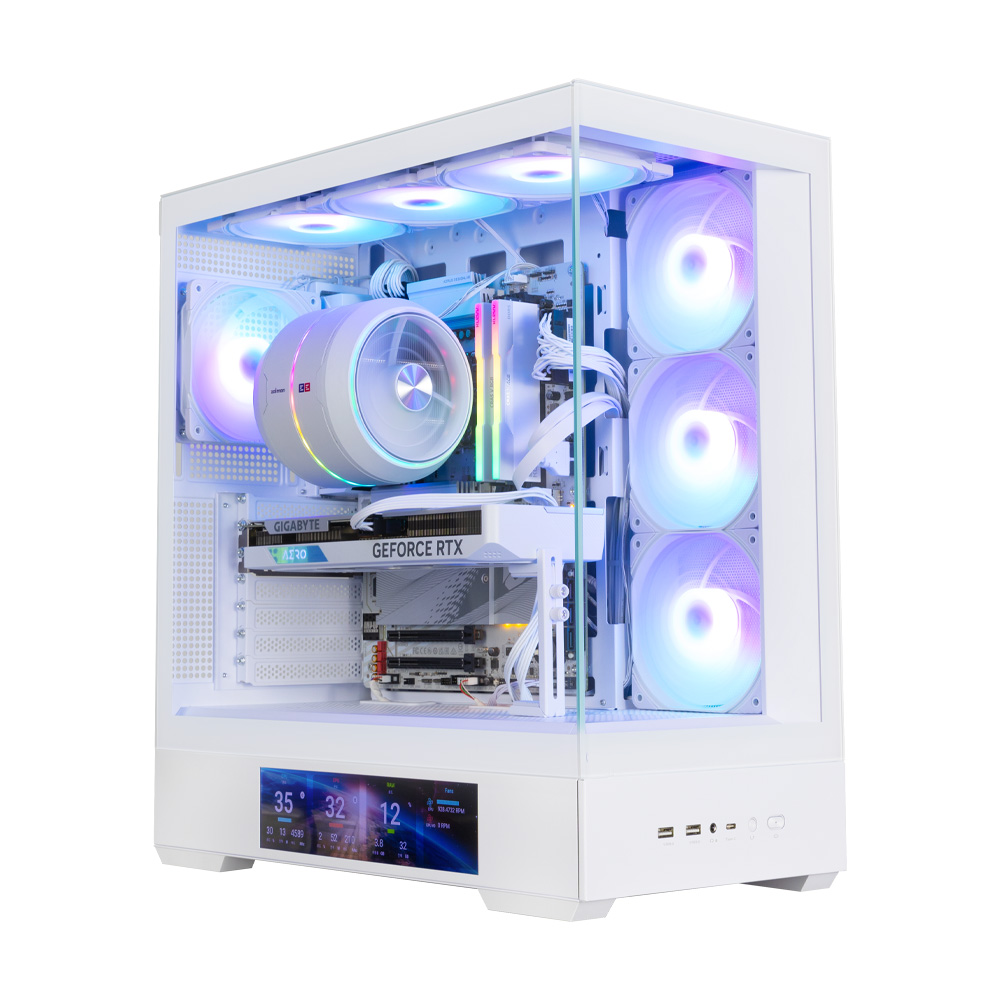 Ảnh minh họa Thùng máy Zalman P40 DS (Kèm sẵn 4 Fan) | ATX, Trắng 1