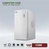 Thùng Máy Case VSP V200 Trắng Bạc | Micro ATX