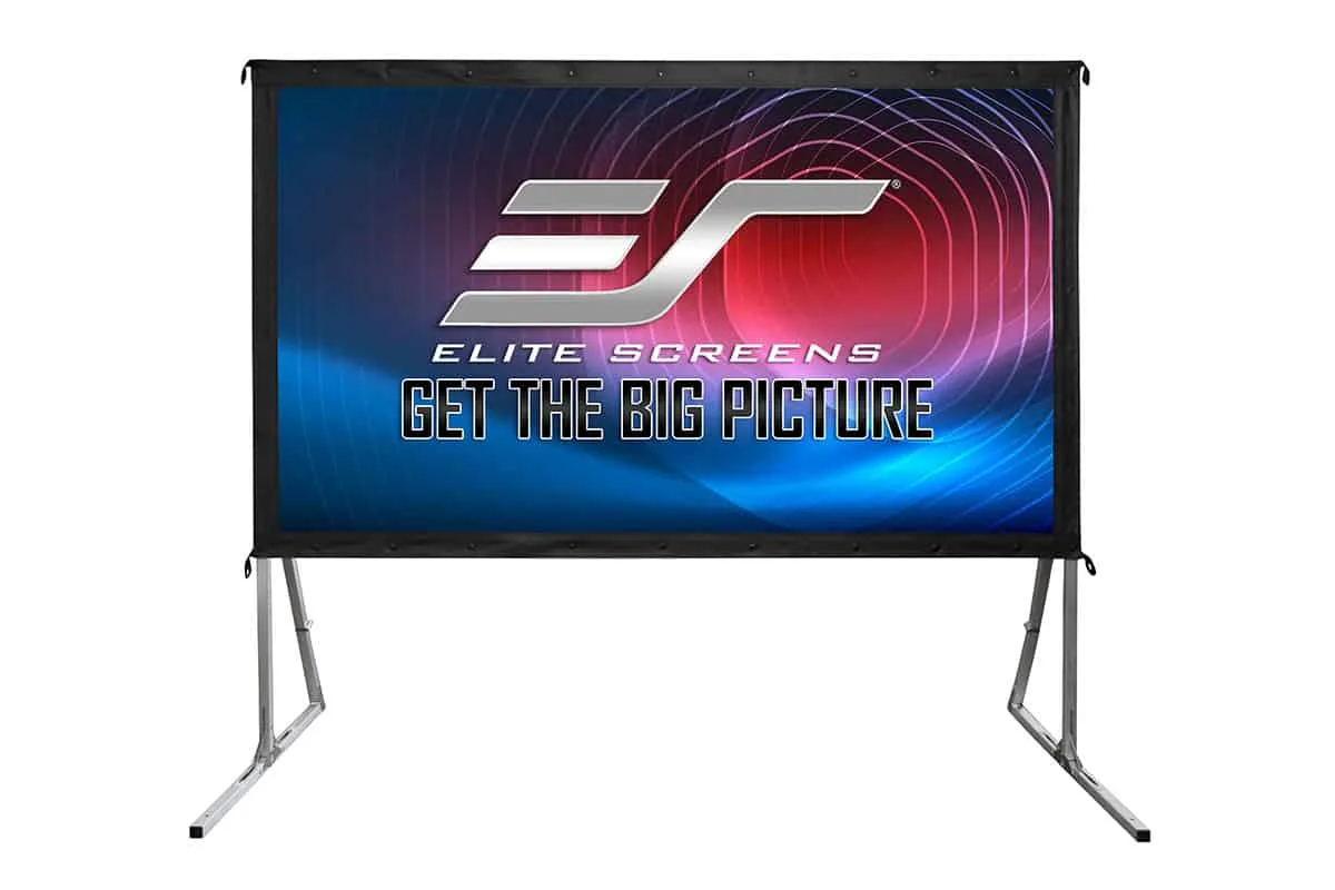 Ảnh minh họa Màn chiếu Elite Screens Yard Master 2 WraithVeil Dual 120 inch OMS120H2-DUAL – Màn khung di động chiếu trước/sau 1