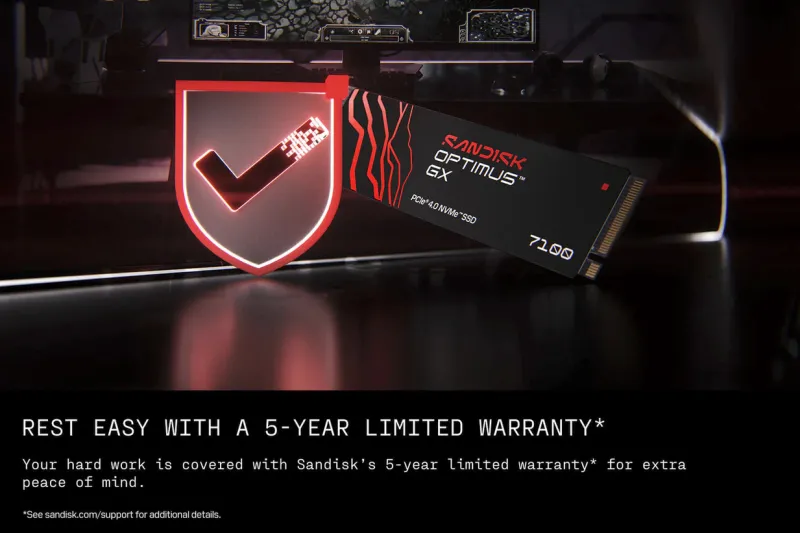Ảnh minh họa Ổ cứng SSD SANDISK Optimus GX 7100 1TB (SDSP711000GAN)- đọc 6.800MB/s và ghi up to 5.800MB/s 1
