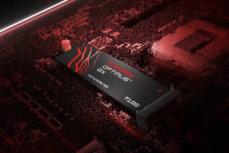 Ảnh minh họa Ổ cứng SSD SANDISK Optimus GX 7100 1TB (SDSP711000GAN)- đọc 6.800MB/s và ghi up to 5.800MB/s 2