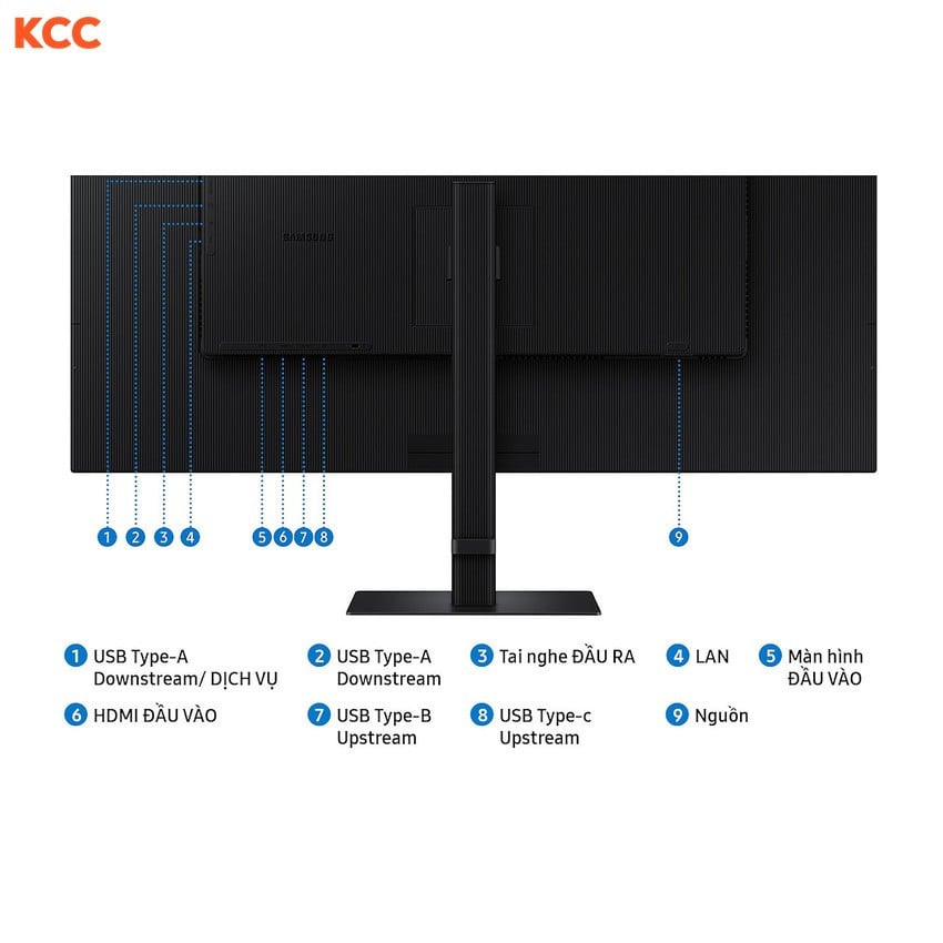 Ảnh minh họa Màn hình máy tính Samsung ViewFinity S8 S80UD LS37D800UAEXXV (37in / UHD / VA / 60Hz / 5ms) 1