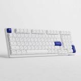 Bàn phím cơ Akko 3098B Multi modes Blue on White 