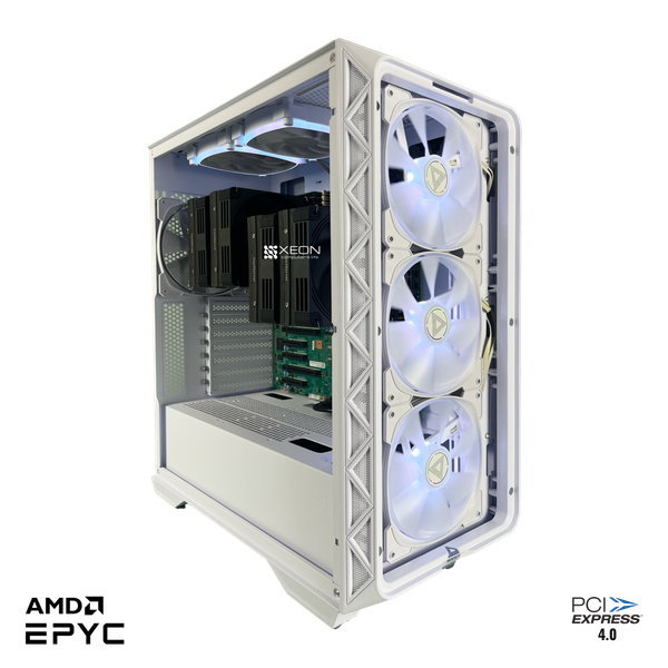 Ảnh minh họa Siêu Workstation Dual Epyc Milan-X 128 nhân / 256 luồng / turbo 3.3 GHz / 1.5 GB cache 1