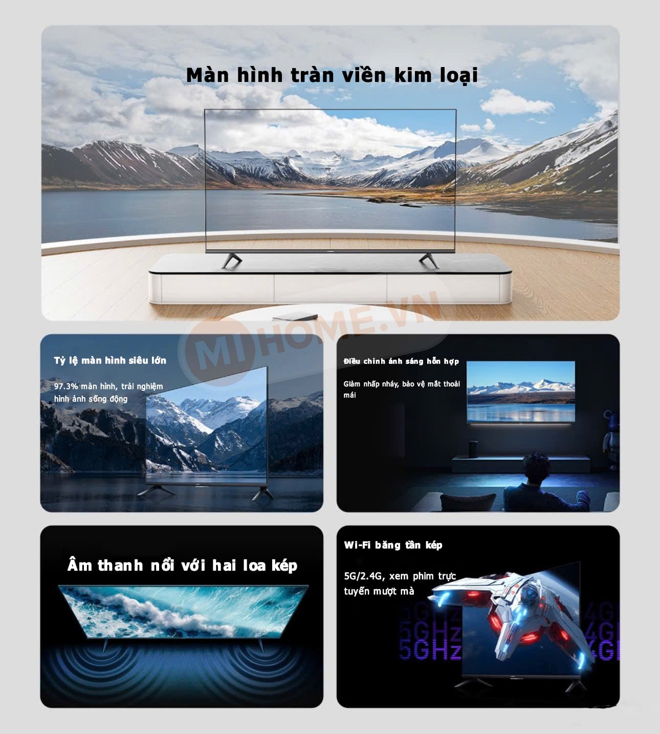 Ảnh minh họa Tivi Xiaomi A 50 inch 4K 2