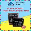 Ắc quy xe moto Toplite YTX20L-BS 12V