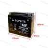 Ắc quy xe moto Toplite YTX20L-BS 12V