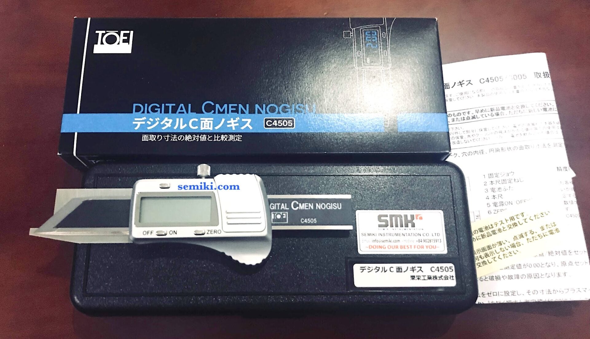 Toei Kogyo C4505 thước đo góc nghiêng (C0,01 ~ 5,00)