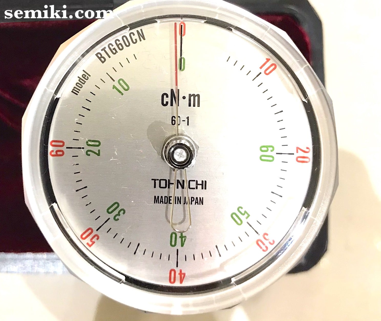 Ảnh minh họa TOHNICHI BTG60CN-S thiết bị đo lực mô men xoắn kim đồng hồ 6-60 cNm 2