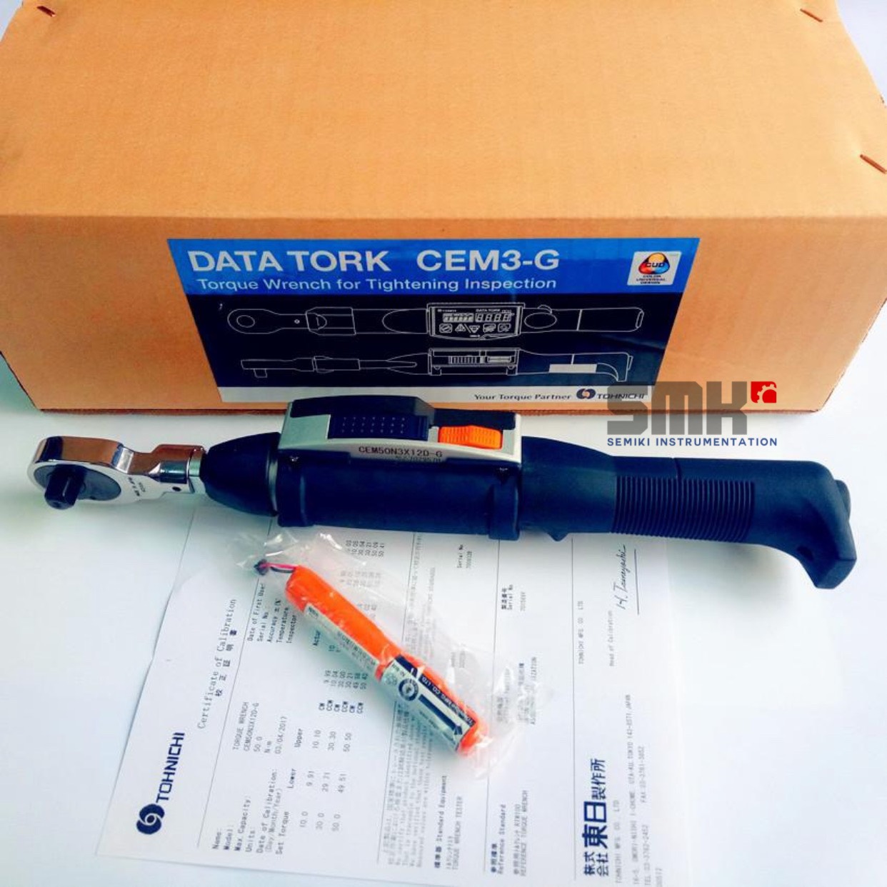 TOHNICHI CEM100N3X15D-G cờ lê lực điện tử 20-100N.m