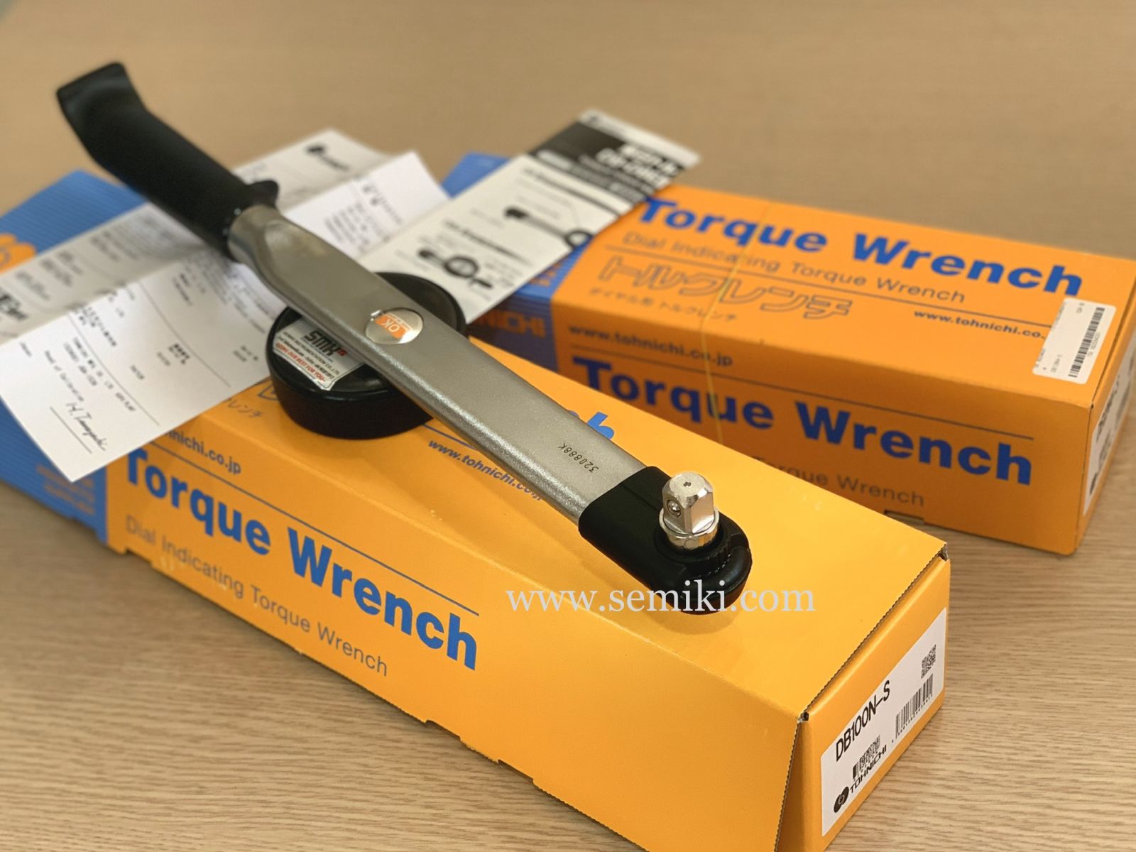 Ảnh minh họa TOHNICHI DB2000M-S cờ lê siết mở kim đồng hồ (200-2000kgf.cm, 1/2″ ) 1