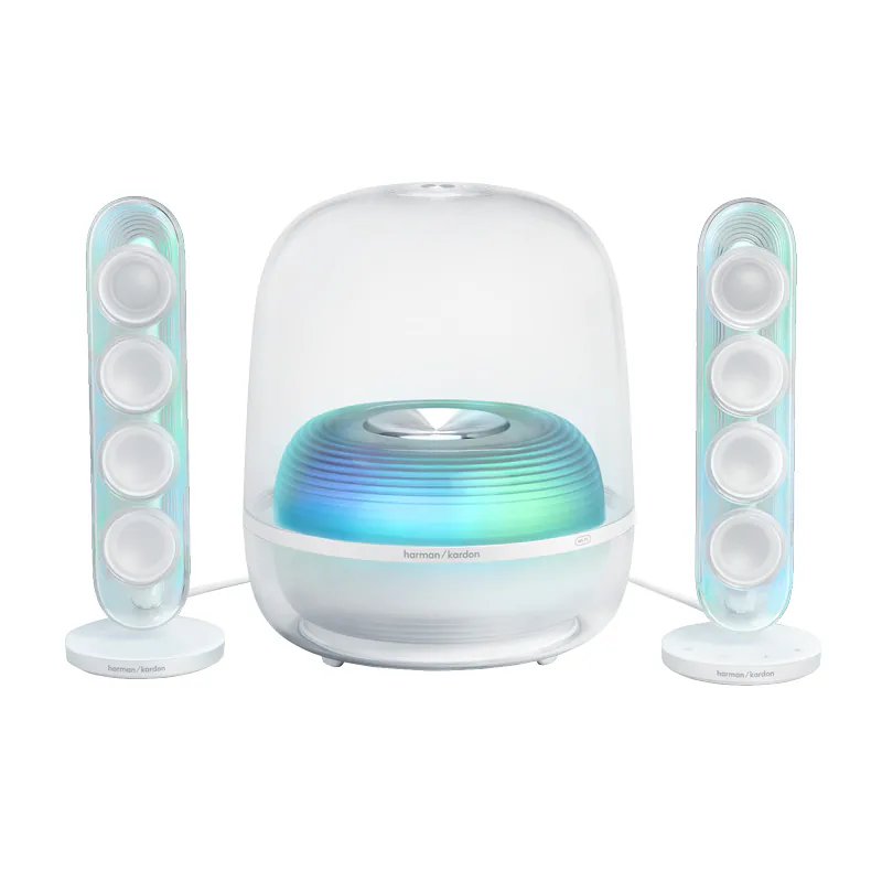 Ảnh minh họa Loa Harman Kardon SoundSticks 5 Wi-Fi, 190W RMS, Bass 13cm, Bluetooth 6.0, AirPlay, Google Cast, Spotify Connect, Đèn LED nháy theo nhạc 1