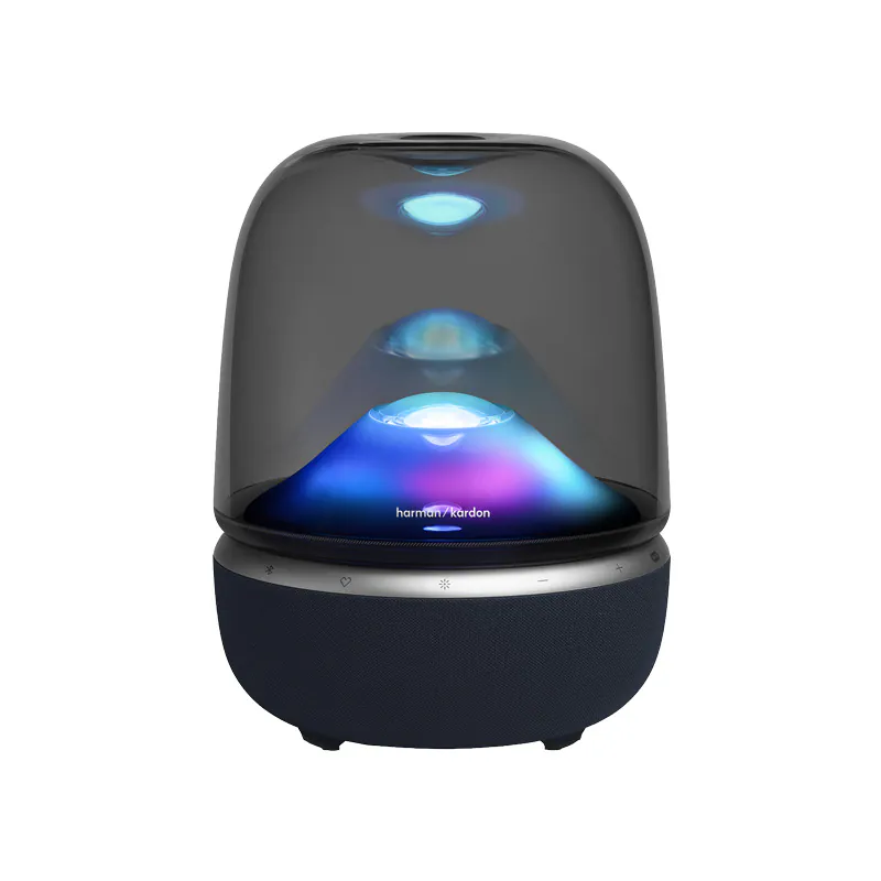 Ảnh minh họa Loa Harman Kardon Aura Studio 5 Wi-Fi, Wi-Fi 6, Bluetooth 6.0, LED 360°, Công suất 160W, AirPlay, Google Cast, Spotify Connect 1