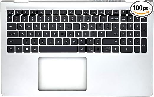Ảnh minh họa Thay Vỏ Laptop Dell Inspiron 15 3510 3511 3515 3520 3521 3525 Series Laptop Top Cover Non-Backlit Keyboard 0HM1XV HM1XV Replacement Upper Case Palmrest for Zin 2