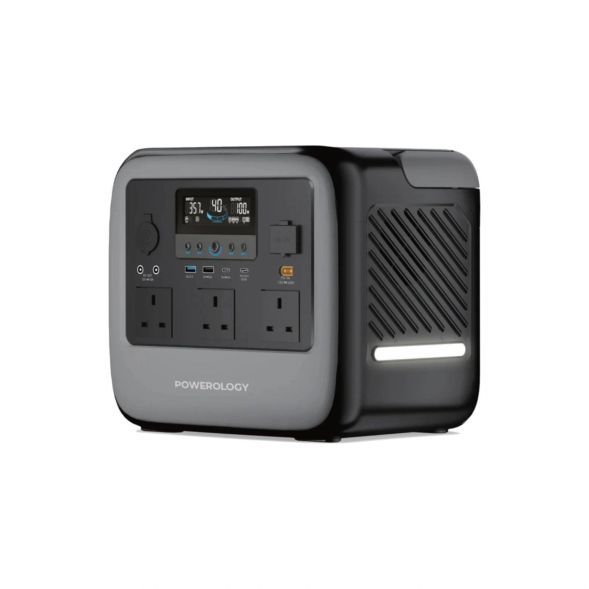 Trạm nguồn di động Powerology PATER IV 2000W - Gray