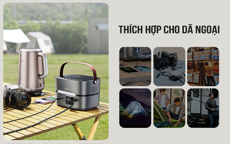 Ảnh minh họa Trạm phát điện di động đa năng 300W Remax RPP-515 70000mAh 2