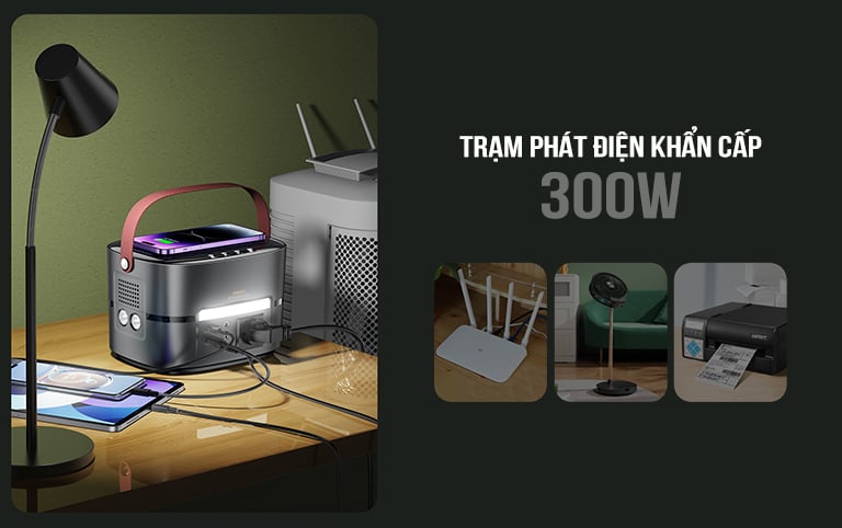 Ảnh minh họa Trạm phát điện di động đa năng 300W Remax RPP-515 70000mAh 3