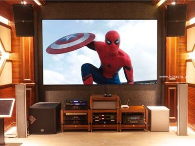 Công trình phòng phim kết hợp karaoke cao cấp tại Vinhomes Riverside
