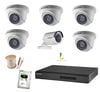 Trọn bộ 6 camera gia đình Hikvision 1080P trong nhà và ngoài trời