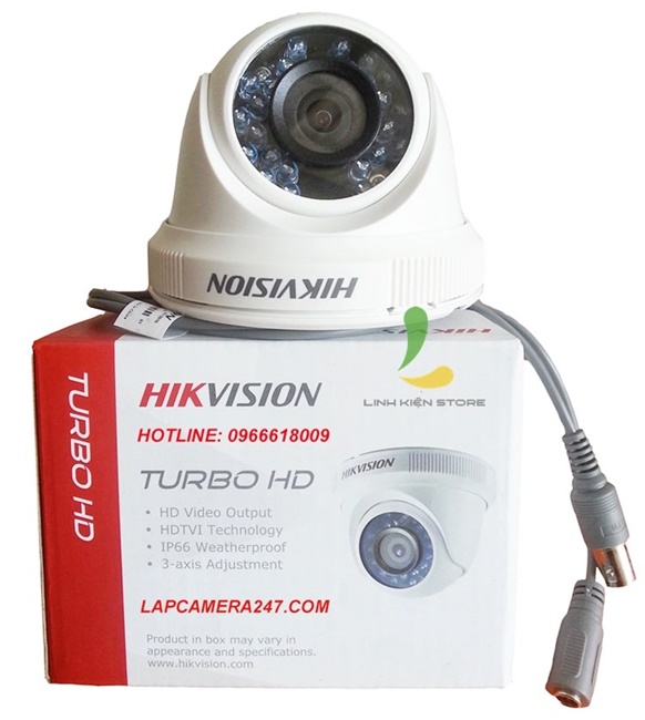 Ảnh minh họa Trọn bộ 6 camera gia đình Hikvision 720P trong nhà và ngoài trời 2