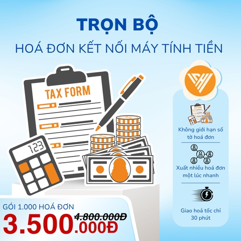 Trọn bộ hoá đơn điện tử khởi tạo từ máy tính tiền