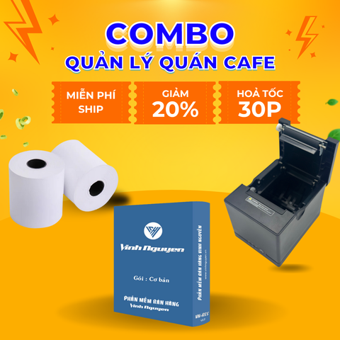 [Trọn Bộ] Máy tính tiền nhà hàng - quán ăn - Giá Siêu Hỗ Trợ