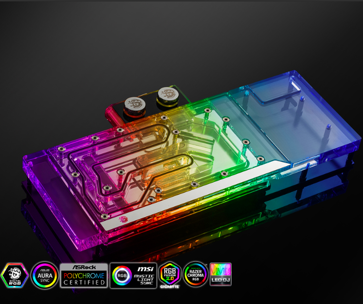 Ảnh minh họa Bitspower Classic VGA Water Block for EVGA GeForce RTX 3090 XC3 series 2