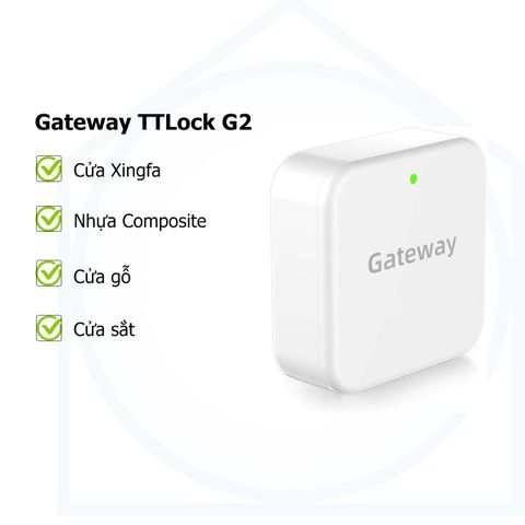 Gateway G2 TTLock kết nối khóa thông minh Wi-Fi từ xa