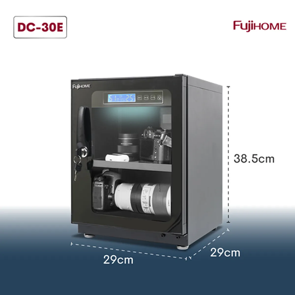 Ảnh minh họa Tủ chống ẩm Fujihome thế hệ mới DC-30E 30L 1
