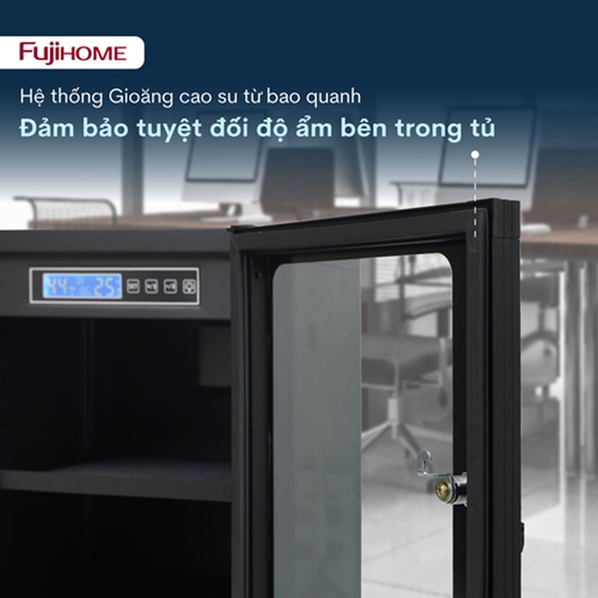 Ảnh minh họa Tủ chống ẩm Fujihome thế hệ mới DC-30E 30L 3
