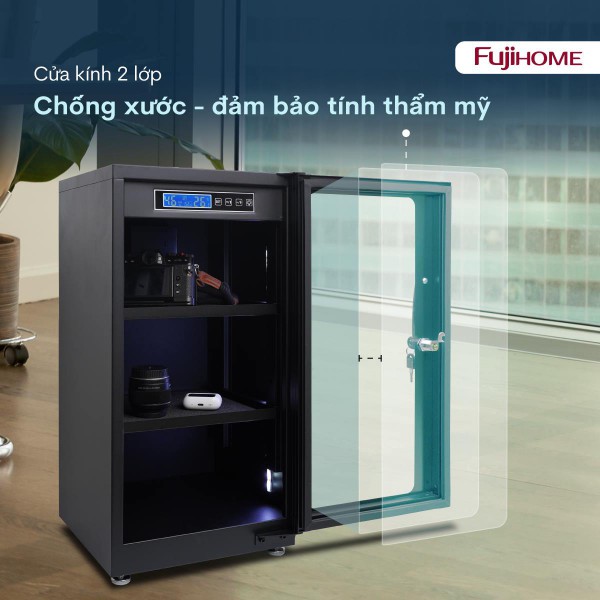 Ảnh minh họa Tủ chống ẩm thế hệ mới Fujihome DC-50E 50L 3