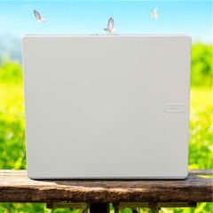 Tủ điện âm tường (tủ aptomat) Simon mặt phẳng, nhựa mờ SMX65CS-42AB 