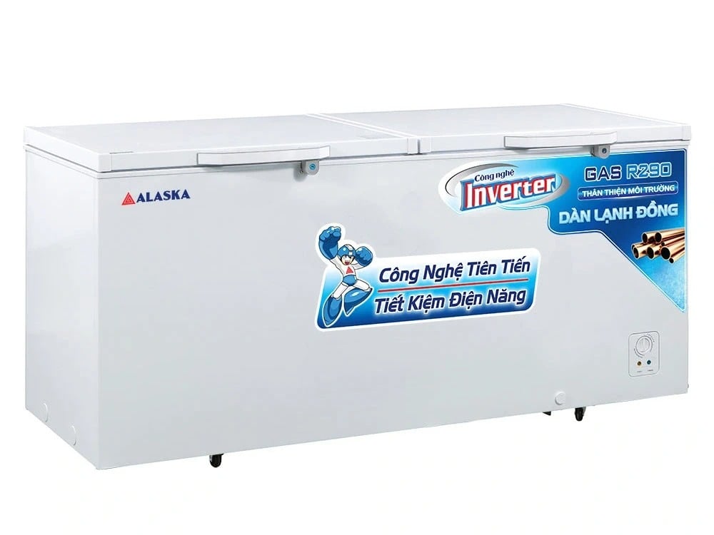 Ảnh minh họa Tủ đông 2 cánh Alaska Inverter HB-550CI 465 lít 1